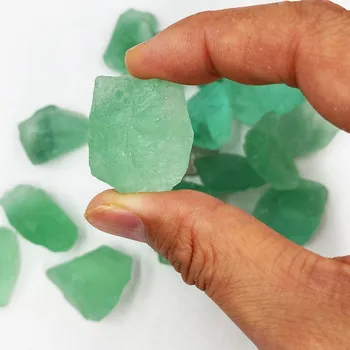 1 buc Naturale Fluorit Verde Dur Prime Piatră de Cuarț de Cristal Reiki de Vindecare Piatră prețioasă Minerale-Specimen Acvariu Decor Acasă