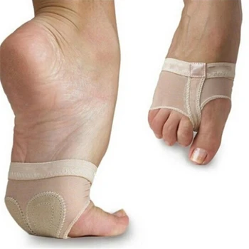 1 Pereche Fete Femei Burta Balet Jumătate Pantofi Split Talpă Moale Laba Dans Picioarele De Protecție Deget De La Picior Pad Bine Îngrijire Picior Instrument