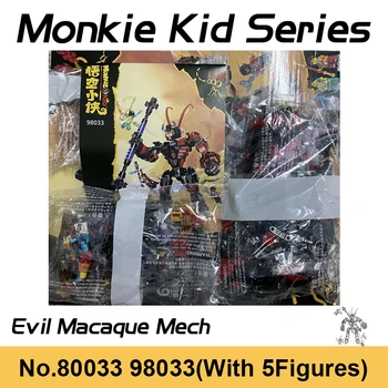 1006pcs Monkie Serie de Rău Macac e Mech Blocuri Regele Maimuță Mecha Compatibil Cu 80033 Cărămizi Jucarii Pentru Baieti Cadouri