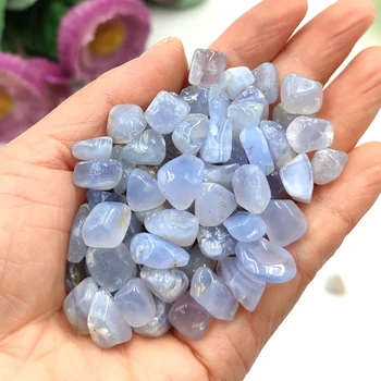100g Vrac Naturale Agat Albastru Dantela Scazut de Piatră Pietriș Chip Rock Lustruit Cristal de Cuarț, Minerale Vindecare Decor Acasă 12-15mm