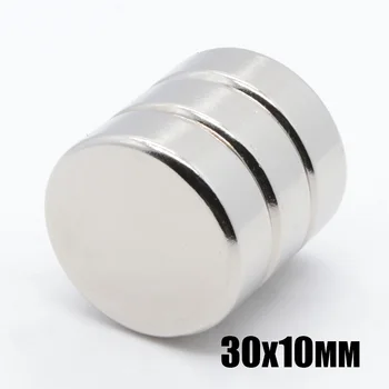 10buc 30x10 mm diametru magnet foarte puternic N35 rundă de pământuri rare magnet Neodim disc 30*10mm cel mai puternic permanente putere magnet