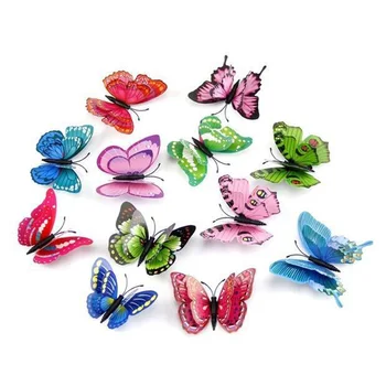 10buc/lot 3D Fluture Magneți de Frigider Decor Acasă Decorative Autocolante Frigider Cameră Decor