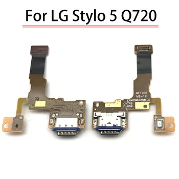 10buc/Lot, Încărcător de Bord PCB Flex Pentru LG Stylo 5 Q720 Port USB Conector Dock de Încărcare Cablu Panglică