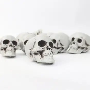 18pcs Horror Craniu Glumă de Halloween Recuzită Înfricoșător Craniu Decor Mini Schelet de Plastic Ornament Pentru Casa Bantuita Roombreak Petrecere