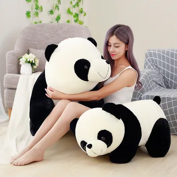 20-70cm Drăguț Urs Panda Gigant de Pluș Umplute de Animale Papusa Animale de Jucărie Perna de Desene animate Drăguț Plushies Păpuși Fete Iubitor de Cadouri
