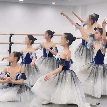 2022 Adult Lung Tutu Profesional Alb Lacul Lebedelor Balet Costume de Balet Tutu Balet Rochii de Performanță pentru dans