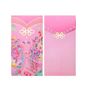 2022 Cheongsam Stil Roz Plic Roșu Nunta Vintage Personalitate Creatoare Sac De Bani Baby Shower Cadou Sac De Box Decor