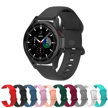 20mm Silicon Ceas Inteligent Curea Pentru Samsung Galaxy Watch 4 Classic 46mm 42mm Sport Bratara Galaxy Watch 4 44mm 40mm Watchband
