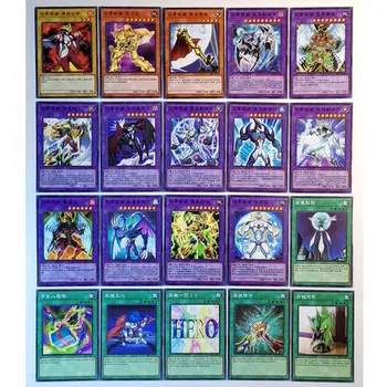 237PCS Yugioh Card Elementar Erou EROU Mascat Inimă Rea Punte DIY Carte de Joc de Colectie de Tranzacționare de Luptă Card de Crăciun de Jucărie