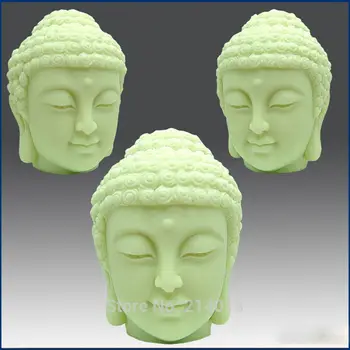 3D DIY Cap de Buddha manual silicon săpun decorare tort lumânare mucegai