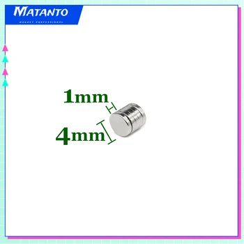 50/100/200/500/1000/2000/5000PCS 4x1 Mini Rotunde Mici Magneți N35 Magnet Neodim puternic 4x1mm Magneți Permanenți Disc 4*1 mm