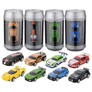 6 Culori Fierbinte de Vânzare Mini Masina RC Cola Poate de Radio de Control de la Distanță Micro Curse Auto 4 Frecvențe de Jucărie Pentru Copii