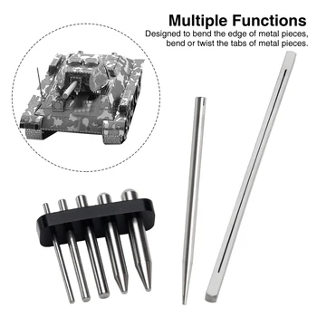 7pcs Model de Îndoire Multifuncțional Pentru Metalici 3D Puzzle DIY Set de Instrument Durabil Cadou din Oțel Inoxidabil Cadou de Ușor pentru a Stoca