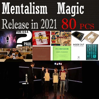 80 Set Mentalism Magie Truc Colectie de pachete de Presă în 2021