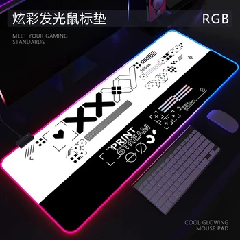 80X30CM Gamer Mouse Pad XXL CS GO Accesorii Pc Mouse Pad RGB Deskmat Birou Protector Tastatura Mat Iluminare Mause Covor