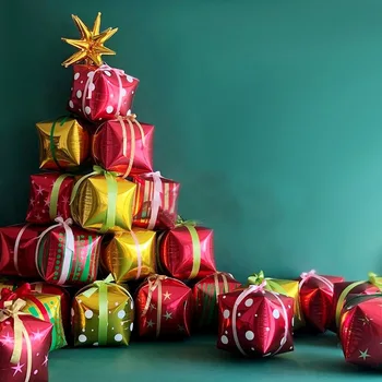 9PCS Cadou de Crăciun Baloane Set de Crăciun Favoruri de Partid Ballon Pentru Crăciun Fericit Cameră Decoraiotns 2022 2023 Acasă de Anul Nou Decoruri