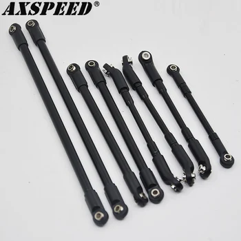AXSPEED 8PCS/Set Aliaj de Aluminiu Link-ul de Rod Tijă de Plastic End pentru 1/10 RC Șenile Mașină D90 D110 90234 Piese de Upgrade