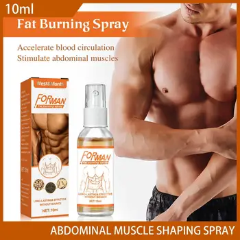 Bărbați Abs Spray Anti-Ardere de grăsime Puternic Bărbați și Femei de Fitness Abdominal Spray Musculare Puternice Slăbire A1s4