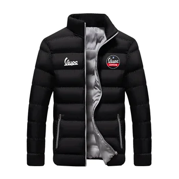 Bărbați logo-ul Vespa tendință de moda cu fermoar 2022 haine de bumbac zăpadă iarna stil cald barbati marca Top clasic Sacou chaqueta hombre