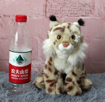 cadou de simulare papusa simulare jucărie animal Sălbatic castor Bobcat papusa Lynx