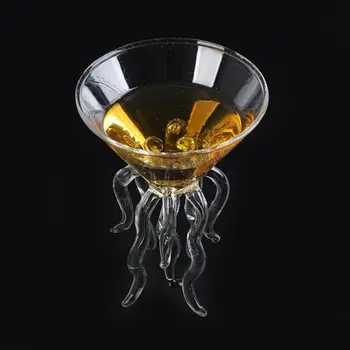 Caracatita Pahar De Cocktail Meduze Transparente De Sticlă Ceașcă Suc De Cupă De Sticlă Conic Vin Pahar De Șampanie