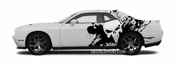 Challenger Punisher Partea Grafică (Șofer Și Pasager. Parte) 2015+ Dodge Challenger RT Scatpack, Hellcat Capota Decalcomanii Auto Dodge C