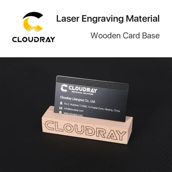 Cloudray Gravura Laser Material Lemn Card Baza 10*3*2mm pentru Co2, Marcare si Gravura Mașină