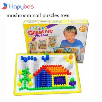 Copii puzzle jucării ciuperci de unghii introdus margele de învățământ petarda asamblat jucarii pentru copii dezvoltarea inteligenței