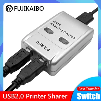 De înaltă Calitate 4 Porturi Sau 2 Porturi de Imprimantă Cablu Hub USB2.0 Comutator Comutator Splitter Adaptor Pentru PC, Laptop, Imprimantă 2 in 1 Converter