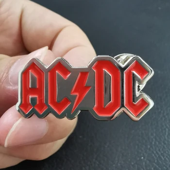 Desene animate MUZICĂ AC DC Muzician de Rock Band Email Broșă Pin Rucsac Pălărie Sac Guler Rever Insigne Pins Moda Bijuterii Accesorii