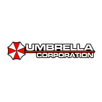 Design clasic Umbrella Stup Muri Tăiate Logo-ul Roșu Umbre Masina StickerCar Accesorii pentru Spate Parbriz Geam Kk13*3cm
