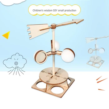 Elevii DIY Palete Eoliene Model Kit Dezvolta Copiilor Curiozitatea, Creativitatea Direcția Experiment de Jucarii Educative