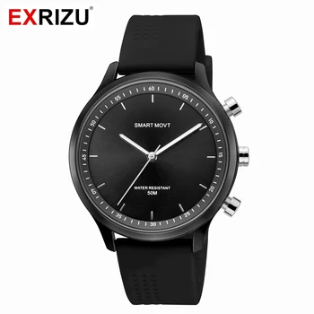 EXRIZU Ceas Inteligent NX05 Profesionale 5ATM 50M rezistent la apa Bluetooth Smartwatch Movt Cuarț Bărbați Femei pentru Android, iOS, Telefon