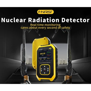 FNIRSI GC01 Detector de Radiații Nucleare 0.00-1000Msv/H Marmură Radioactivitate Ionizare Personal Doza de Alarmă Contor Geiger