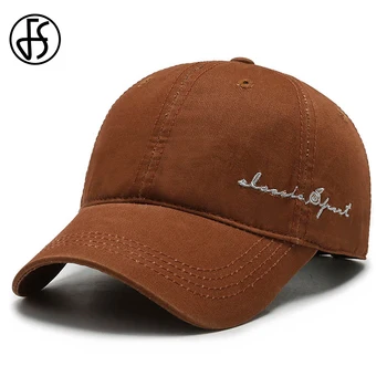 FS Scrisoare Broderie Brand Șapcă de Baseball Pentru Barbati din Bumbac pentru Femei Snapback Pălării Maro de Iarna Streetwear Trucker Hat Os Masculino