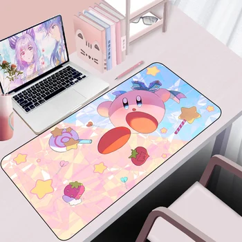 Gamer Mouse Pad Kawaii Desene Animate Kirby Jocuri Pc Accesorii Laptop-Uri Anime Extins Deskmat Mause Pad Tastatură Mat Covor