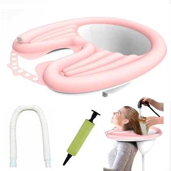 Gonflabile de Păr Bazin de Spălare Portabil PVC Pliabil Sampon Bazin Pentru Femeile Gravide Pacient în Vârstă de Repede Umflat Dezumflat