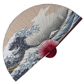 Japoneze Decorative Fan Mâncare Japoneză Magazin De Montare Pe Perete Decor Fanii Peisaj Xuan Fan De Hârtie Decorative De Mari Dimensiuni Pliere Fan