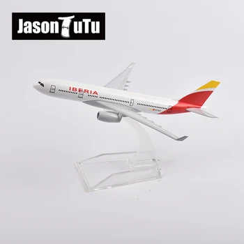 JASON TUTU 16cm Iberia Airlines Airbus A330 Avion Model de Avion de Aeronave Model de turnat sub presiune, Metal 1/400 Scară Avioane Dropshipping