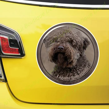 JuYouHui Exterior Accesorii Decal Lagotto Romagnolo Câine Masina Autocolant Impermeabil Auto Decoruri pe Bara de protecție din Spate Fereastră Laptop Decalcomanii