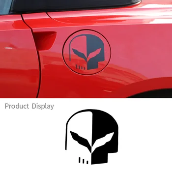 Masina A Rezervorului De Combustibil Capac Decorativ Autocolant Personalizat Logo-Ul Creativ Stil 1 Bucata Set Pentru Chevrolet Corvette C7 2014-2019