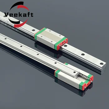 MGN9 liniar miniatură feroviar ghid MGN9C L100-800 mm MGN9 bloc liniare transportul sau MGN9H înguste transport pentru VORON 2.4 3D Printer