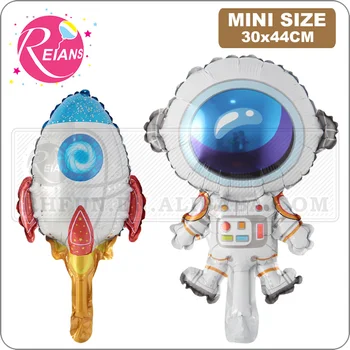 Mini Astronaut Rachete Motor Băieți Jucărie Preferată Balon de Folie de Ziua de naștere și Ziua copilului Petrecerea de Deschidere Decorative Mingea