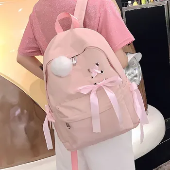 Moda Casual, De Călătorie În Aer Liber Nylon Backpack Fată Drăguță Multifuncțional De Înaltă Calitate Umeri Saci