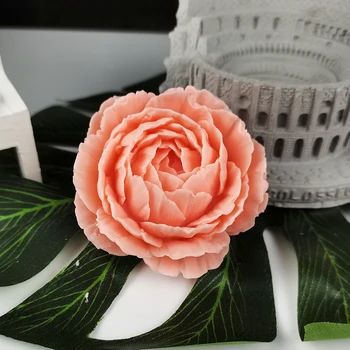 Mucegai Bujor Flori 3D din Silicon Mucegai Floare de Mucegai Tort 3D Fondant Prajitura cu Jeleu Bomboane de Ciocolată Decorare Instrumente de Copt HC0368