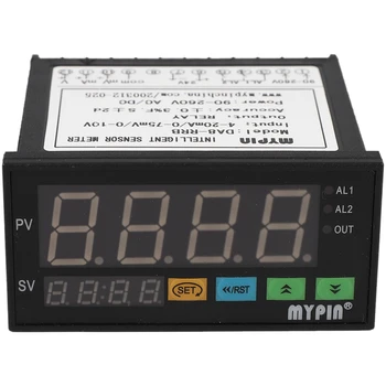 Mypin Senzor Digital de Contor Multi-Funcțional Inteligent cu Led-uri de Afișare 0-75Mv/4-20Ma/0-10V 2 Releu Ieșire de Alarmă Da8-Rrb