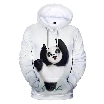 Nou Stil Hanorac Casual Tricou Bărbați Și Femei de Moda Pulover Drăguț Panda 3d Imprimate Pulover Harajuku Strada Familie Superioară