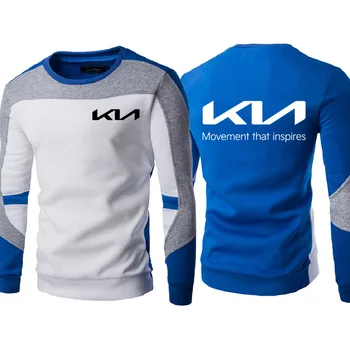 NOUA Toamna casual Barbati pulover tricoul auto KIA logo-ul de imprimare O-neck bumbac Bărbați Hoodie de înaltă calitate Harajuku tendința bărbaților de sus