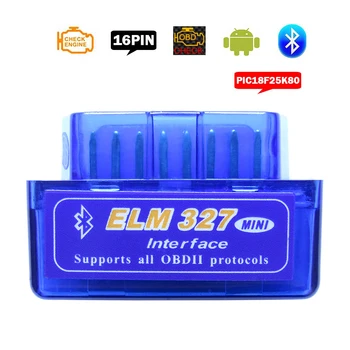 Obd2 Scanner Bluetooth Elm327 V1.5 Instrumente de Diagnosticare Auto Pentru Auto ELM 327 1.5 V OBD 2 Cititor de Cod de Diagnosticare-Scanner Pentru Android