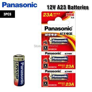 Panasonic 3pcs baterii Alcaline 12V 23A baterie 12V CA20 23A 12V 21/23 A23 E23A MN21 de control de la distanță controler baterie RC Parte